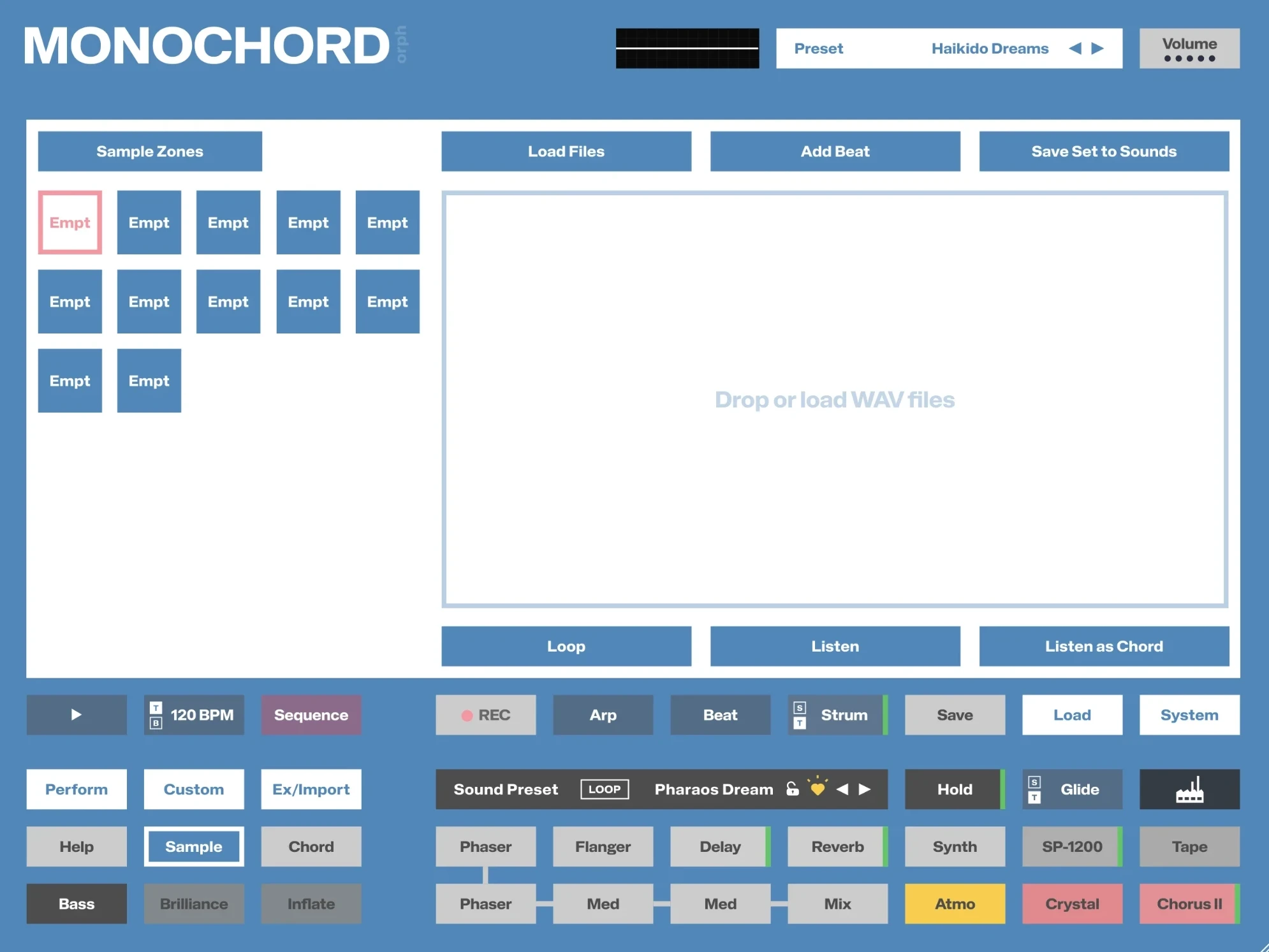 MONOCHORD - Sample Import